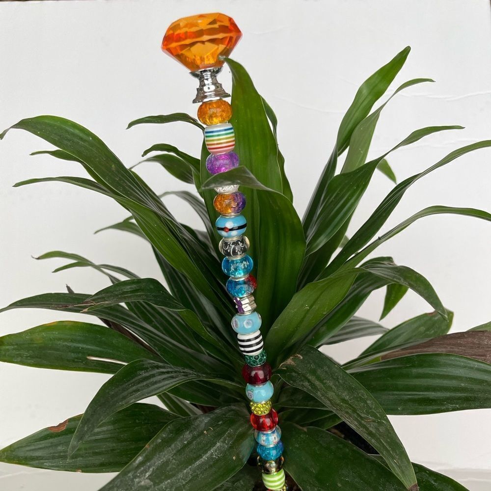 GLITZY PLANT JEWELRY, 10”, MULTI#1